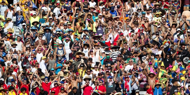 The briefing paper said the Nines games would go ahead without funding, and government support would just boost profits. Photo / Richard Robinson