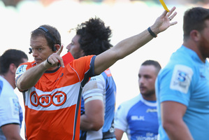 Referee Rohan Hoffman. Photo / Getty Images