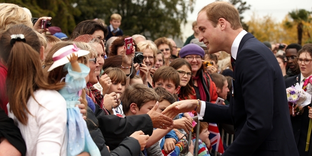 The Duke of Cambridge is on a celebrity tour. Photo / Getty Images