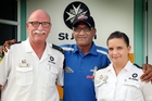Darrell Rudolph (centre) said his family was Darrell Rudolph (centre) said his family was