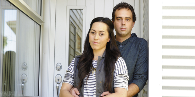 Tauranga residents Aaron and Ariane Altments plan to buy their own house one day but know they will have to downgrade from their rental. Photo/George Novak