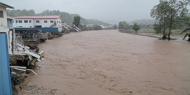Flooding in Honiara in the Solomon Islands Photo / World Vision
