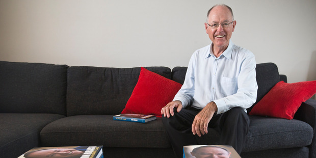 Former Political leader Don Brash at his apartment in Auckland before the release of his Autobiography. Photo / Greg Bowker