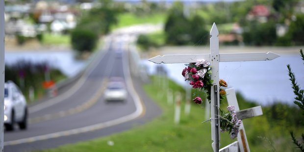 Maungatapu bridge where Iain Crisp caused a fatal accident December last year.
