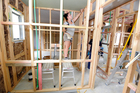 Bay of Plenty Times reporter Kiri Gillespie helping Habitat for Humanity build a house. Bay of Plenty Times reporter Kiri Gillespie helping Habitat for Humanity build a house.