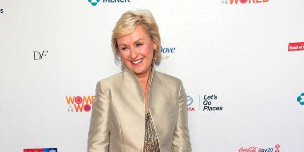 Bringloe was praised by former magazine editor Tina Brown (pictured) in an article wisely suggesting her as an alternative role model to celebrities. Photo / AP