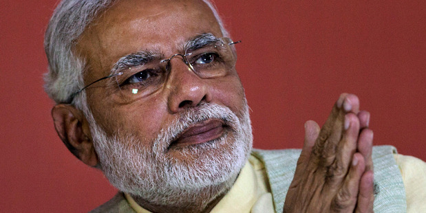 India's main opposition Bharatiya Janata Party (BJP)'s prime ministerial candidate Narendra Modi. Photo / AP