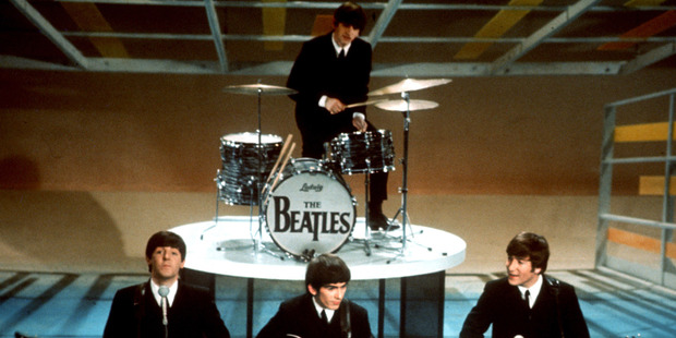 The Beatles' February 1964 appearances on The Ed Sullivan Show started their "conquest" of the United States. Photo / AP