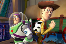 Scene from the Pixar film Toy Story.