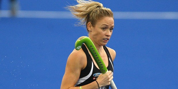 The Black Sticks' discipline and never-say-die attitude paid off when Anita Punt scored her third goal of the tournament. Photo / APN