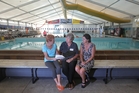 Tauranga City Councillor Catherine Stewart (centre) with regular swimmers Maureen Savage (left) and Chrissie Green. Photo/John Borren Tauranga City Councillor Catherine Stewart (centre) with regular swimmers Maureen Savage (left) and Chrissie Green. Photo/John Borren