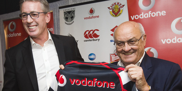 Sir Owen Glenn (right) has had discussions with fellow co-owner Eric Watson (left) about selling his 50 per cent stake in the club. Photo / Paul Estcourt