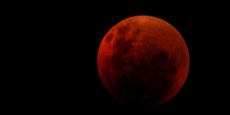 A lunar eclipse photographed in Hawkes Bay in 2007.