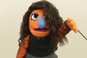 The official Lorde Muppet is being auctioned for charity.