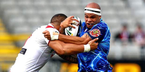 Sam Rapira would rather be playing the Bulldogs at Mt Smart Stadium on Sunday. Photo / Getty Images