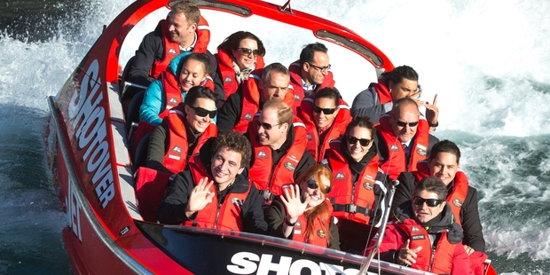 Shotover Jet has had several inquiries after the royals went for a spin. Picture / Mark Mitchell