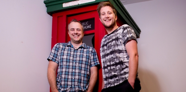 As well as creating apps for clients, Chris Moore (left) and Ben Morreau are keen to develop more of their own products. Photo / Dean Purcell