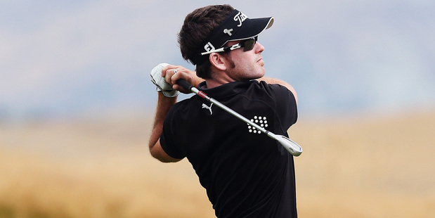 Josh Geary has a seven-shot lead with one round remaining. Photo / Getty Images