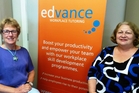 Edvance programme manager Lynne Whitaker and general manager Lynda Rewita. Edvance programme manager Lynne Whitaker and general manager Lynda Rewita.