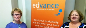 Edvance programme manager Lynne Whitaker and general manager Lynda Rewita.