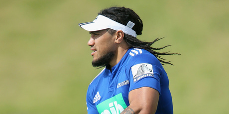 Ma'a Nonu of the Blues during an Auckland Blues Super Rugby training session earlier this week. Photo / Getty Images