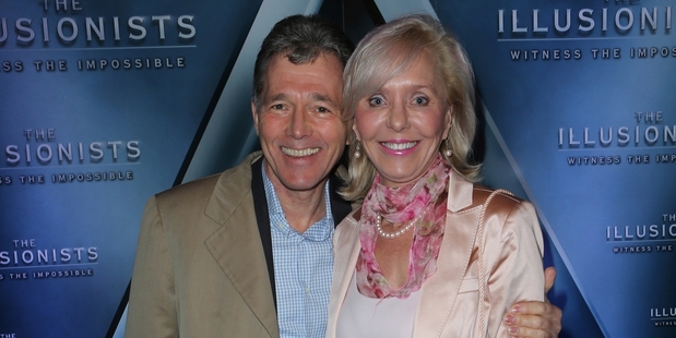 Peter Goodfellow and Desley Simpson. Photo / Norrie Montgomery