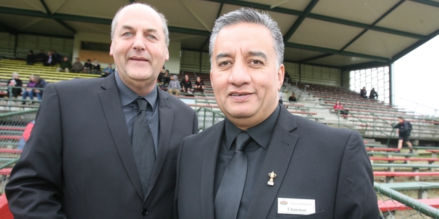 DELIGHT: Wairarapa-Bush CEO Tony Hargood (left) and chairman Paora Ammunson, happy with financial performance.PHOTO/FILE