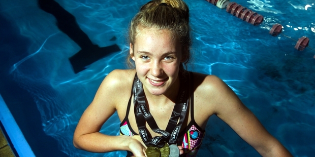 Bobbi Gichard with her medals. PHOTO/Paul Taylor