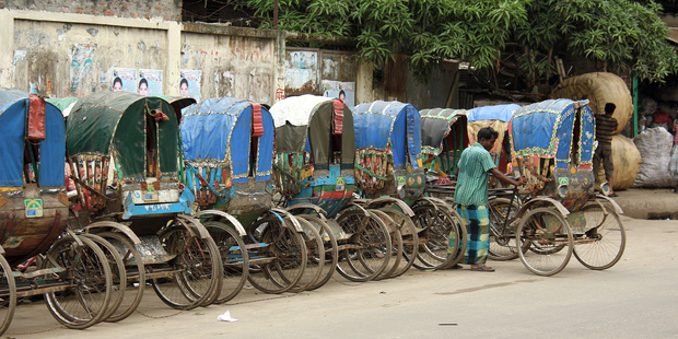 Dhaka is home to some 600,000 rickshaws. Photo / Creative Commons image by Flickr user Nasir Khan