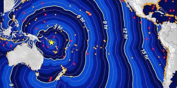 A large earthquake has struck off the Solomon Islands. Photo / NTWC