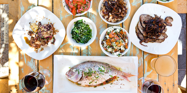 A selection of dishes from the dinner menu at Ima restaurant. Photo / Babiche Martens