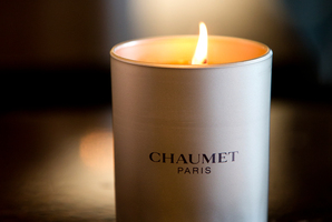 Chaumet Rose candles. Photo / Babiche Martens.