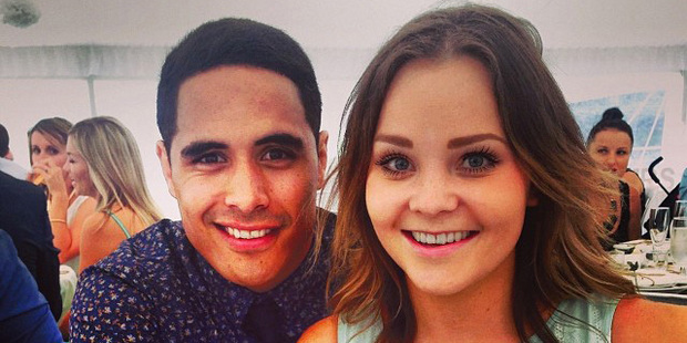 Aaron Smith and Hannah Whitefield. Photo / Instagram / Aaron Smith
