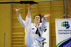 Tauranga's Maddison Black was dynamic at the Regional ITF Taekwondo tournament at Aquinas College Hall on Sunday. Photo/George Novak Tauranga's Maddison Black was dynamic at the Regional ITF Taekwondo tournament at Aquinas College Hall on Sunday. Photo/George Novak