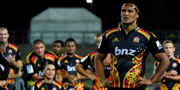 Tanerau Latimer will play his 100th game for the Chiefs tonight in Hamilton. PHOTO/GEORGE NOVAK