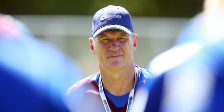 Blue coach Sir John Kirwan. Photo / Jason Oxenham