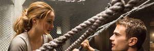 Theo James as Four and Shailene Woodley as Tris strike up a bond in Divergent.