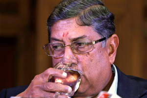 Narainswamy Srinivasan. Photo / AP