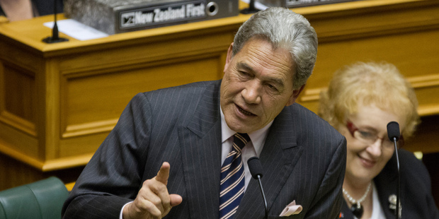 Winston Peters says Judith Collins has abused her Cabinet position. Photo / Mark Mitchell