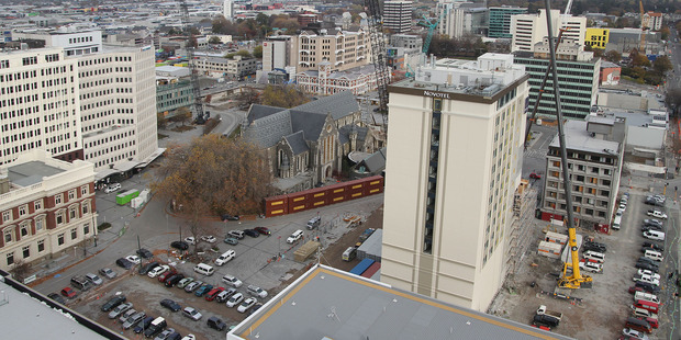 Canterbury might be the bright spot in the economy, but the rebuild is a long way off. Photo / Geoff Sloan