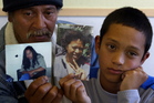Joe Tumanako, father of missing woman Annabell Tumanako; and her son Andre Tumanako. Joe Tumanako, father of missing woman Annabell Tumanako; and her son Andre Tumanako.