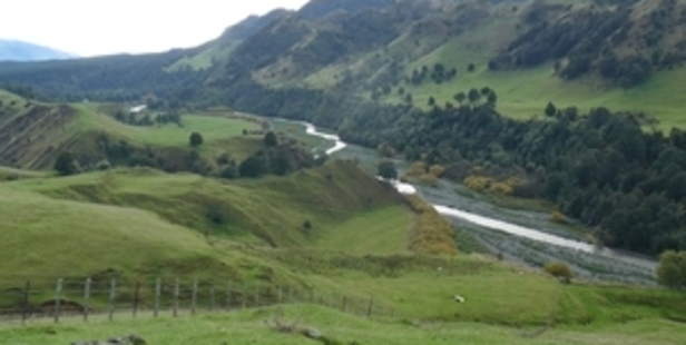 DRY LAND: The site of the proposed Ruataniwha dam in Central Hawke's Bay.