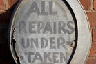 Signs keep visitors smiling. Signs keep visitors smiling.