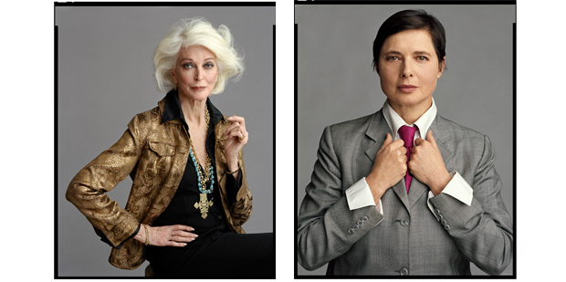 Carmen Dell'Orefice and Isabella Rossellini discuss their careers as models in About Face, directed by photographer Timothy Greenfield-Sanders. Pictures / Timothy Greenfield-Sanders