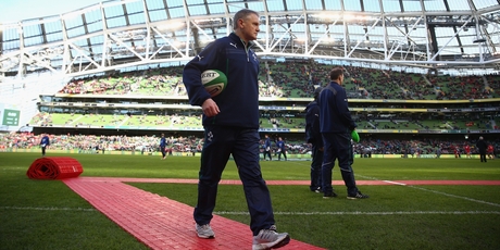 Joe Schmidt, the head coach of Ireland, says the Six Nations is a 'really challenging learning curve'. Photo / Getty Images