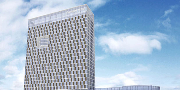 An artist's impression of the Dunedin hotel idea.