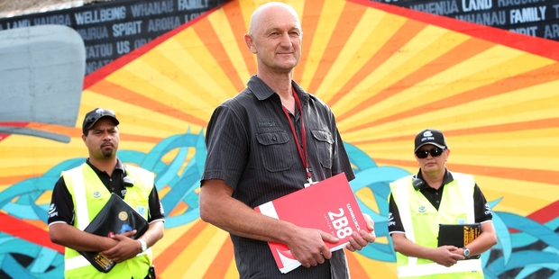 The team trying to deter beggars in central Whangarei are City Safe officer Hoki Witute, left, Community Safety Officer Dave Palmer, and City Safe officer Gale Lewis. Photo/Michael Cunningham