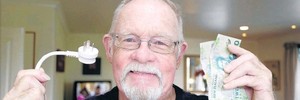 MONEY SAVER: Grey Power Electricity customer Kevin Benbow.