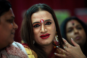 Transgender activist Lakshmi Narayan Tripathi. Photo / File / AP