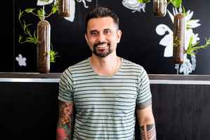 Michael Meredith at his restaurant, Merediths. Photo / Babiche Martens